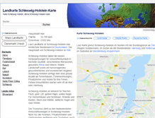 Tablet Screenshot of landkarte-schleswig-holstein.org